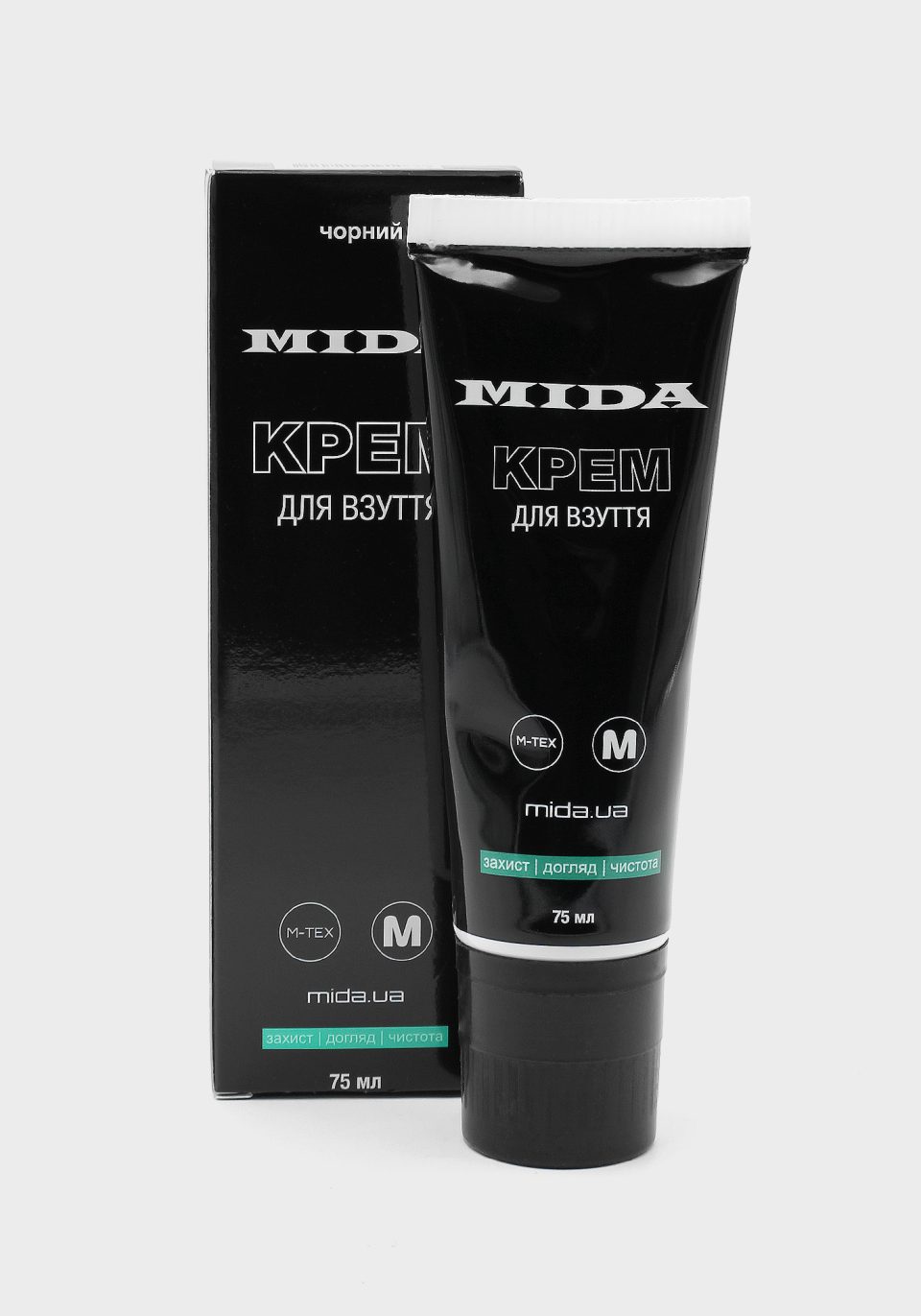 Крем для взуття в тубі з аплікатором