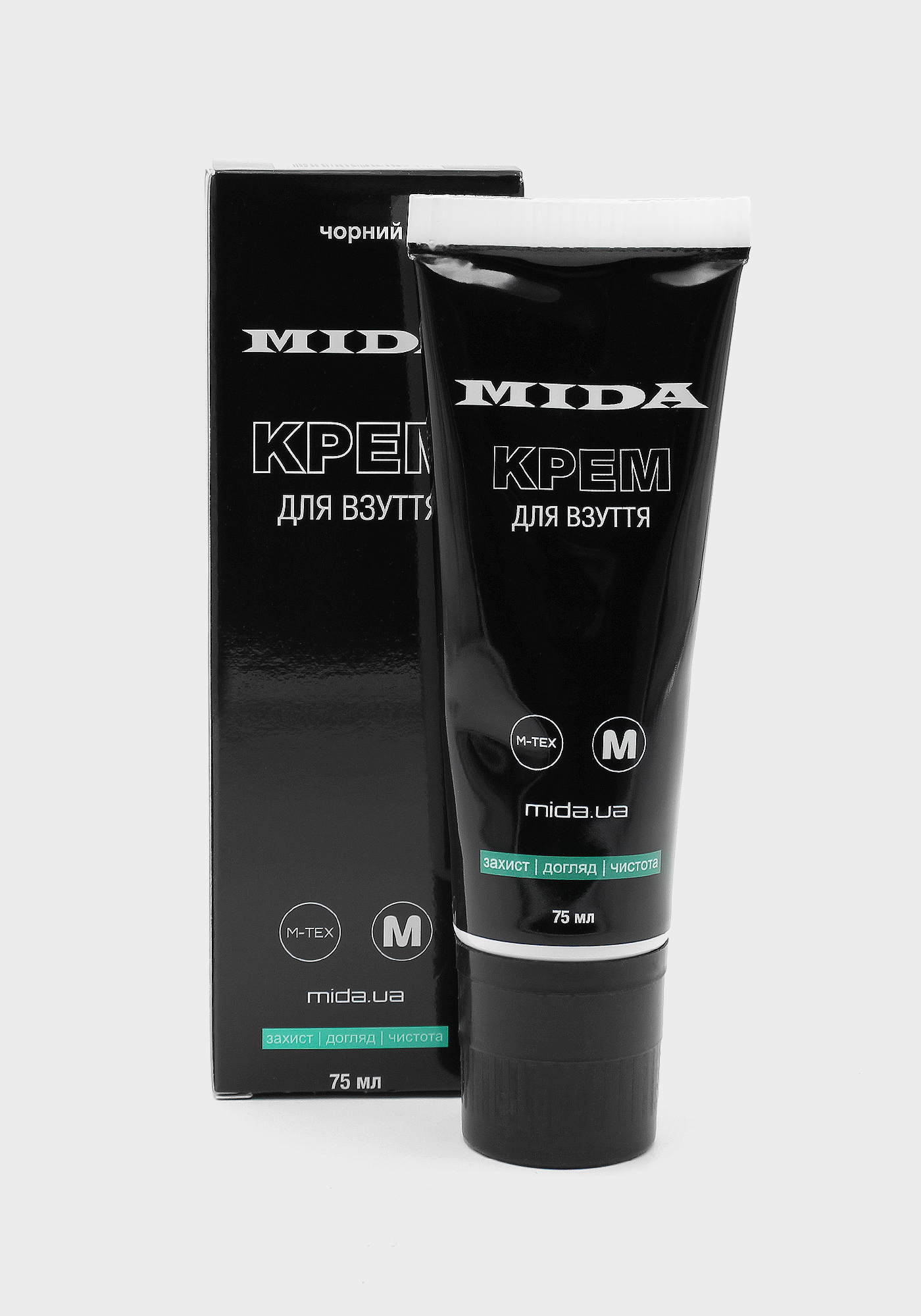 Крем для взуття в тубі з аплікатором